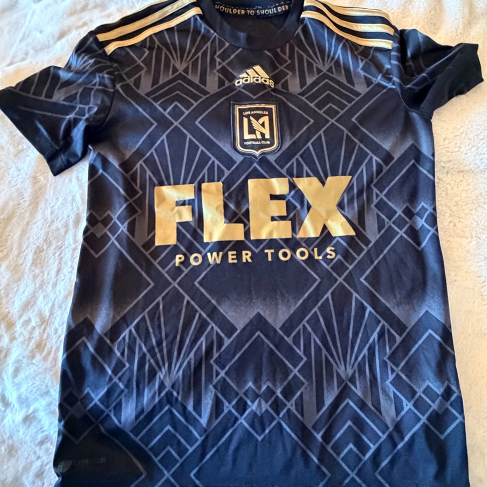 GUC Adidas Kids Black and Gold LAFC Jersey